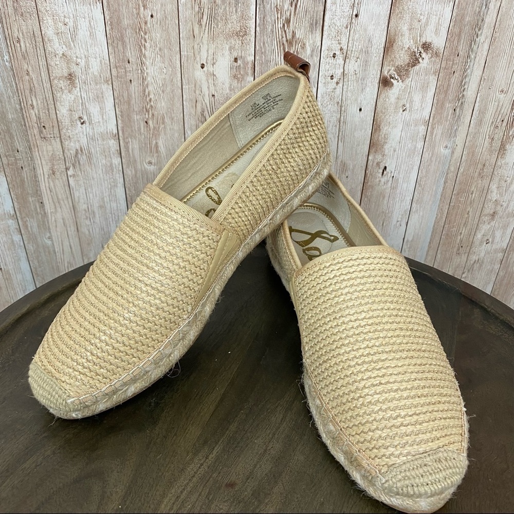 Sam Edelman Khloe Woven Espadrille Flat Size 9.5 Women